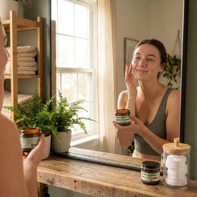 Greenstead Naturals label closeup highlighting USDA organic sourcing and ingredient transparency