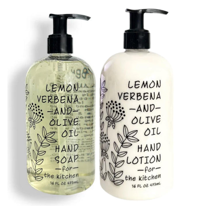 Greenwich Bay Trading Company front packaging showing soap and lotion benefits