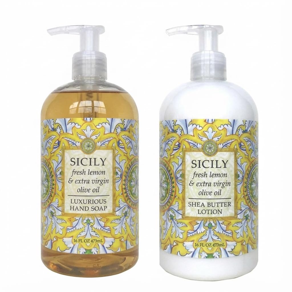 Greenwich Bay Trading Company front packaging showing elegant 16oz bottles and citrus scent benefit