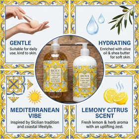 Greenwich Bay Trading Company lotion texture closeup showing creamy hydration and absorbent finish benefit