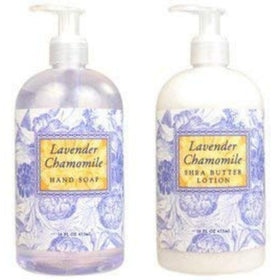 Greenwich Bay Trading front packaging showing labels and 16 oz bottles with soothing display