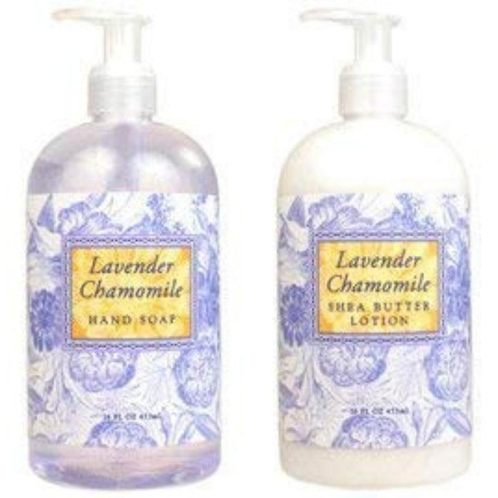 Greenwich Bay Trading front packaging showing labels and 16 oz bottles with soothing display