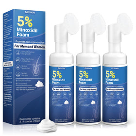Greoay front packaging showing three bottles for convenient multi-month supply