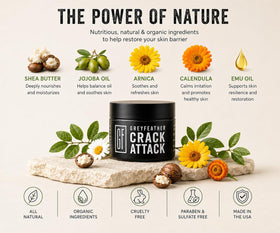 Greyfeather back label close-up listing ingredients and safe use