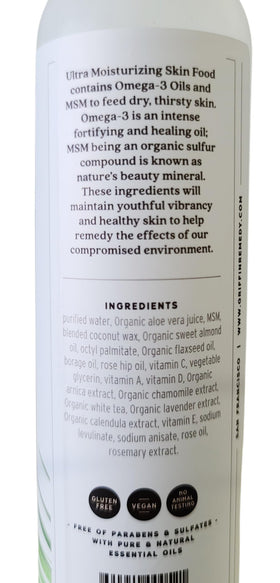 Griffin Remedy bottle on bathroom shelf emphasizing sustainable packaging