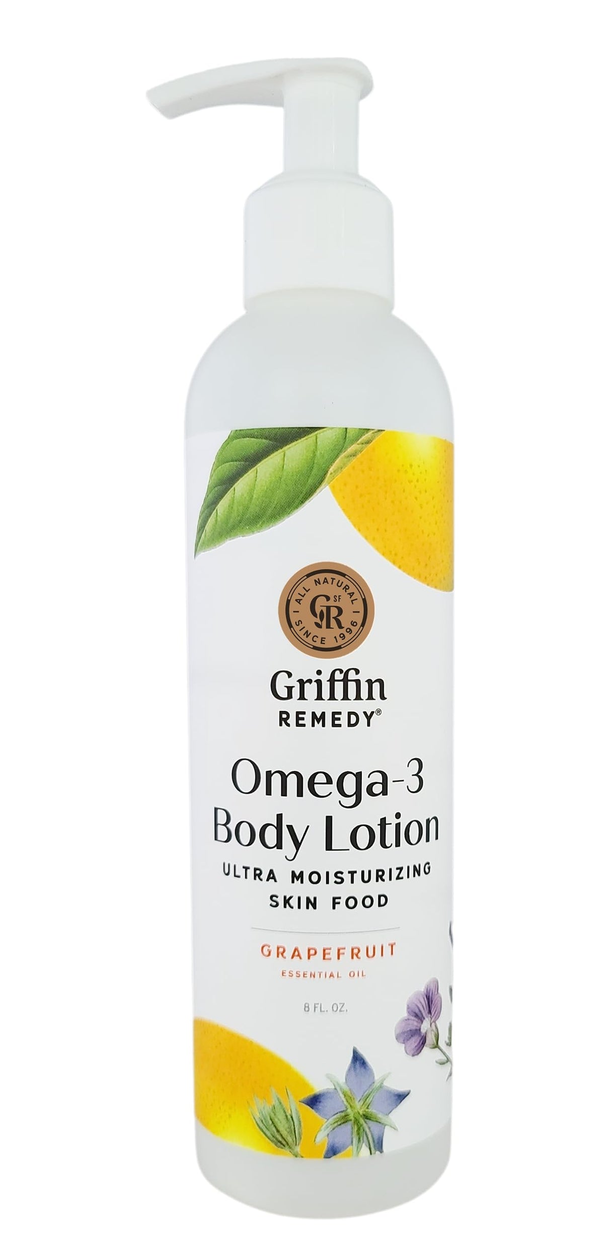 Griffin Remedy front packaging 8oz bottle showing label and natural branding benefits