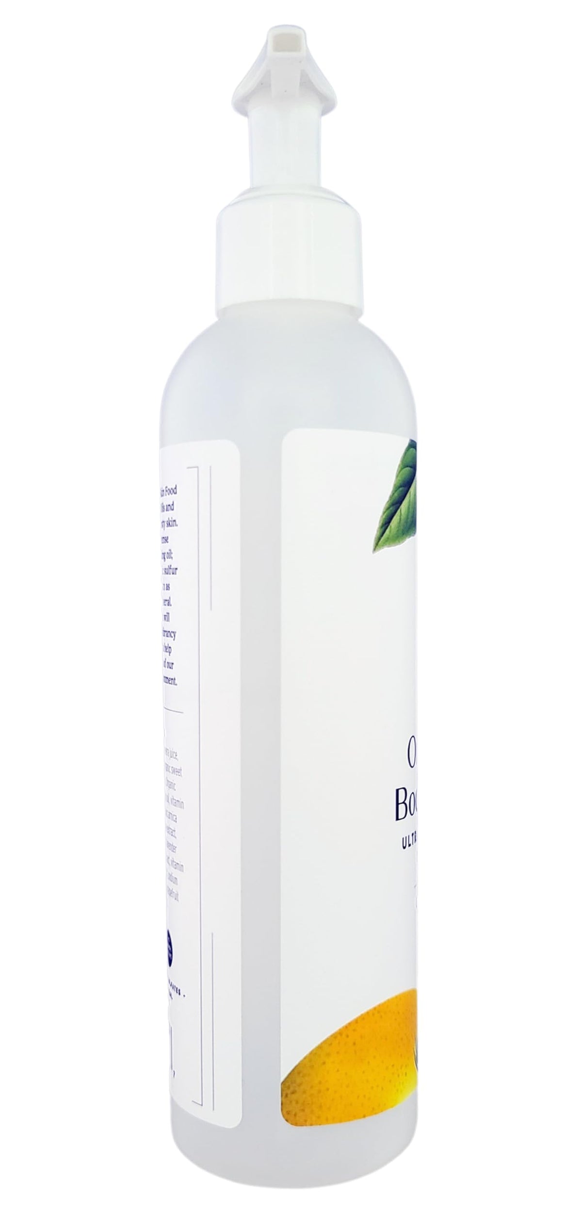 Griffin Remedy ingredient collection with grapefruit and botanicals highlighting natural formulation