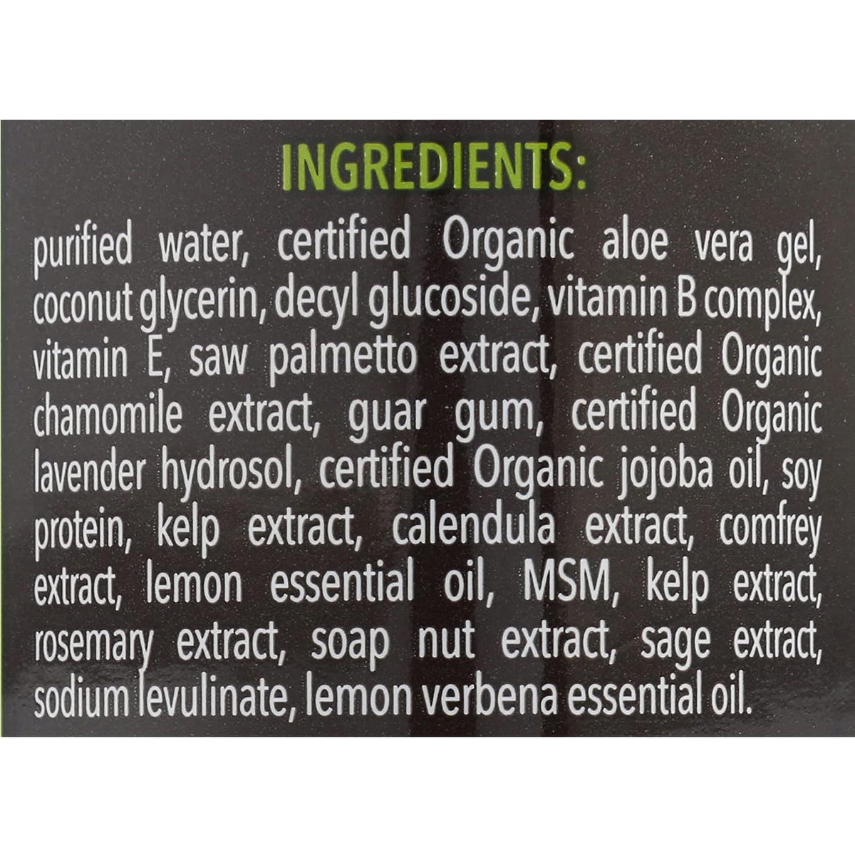 Griffin Remedy close-up of shampoo lather and texture, demonstrates gentle cleansing benefit