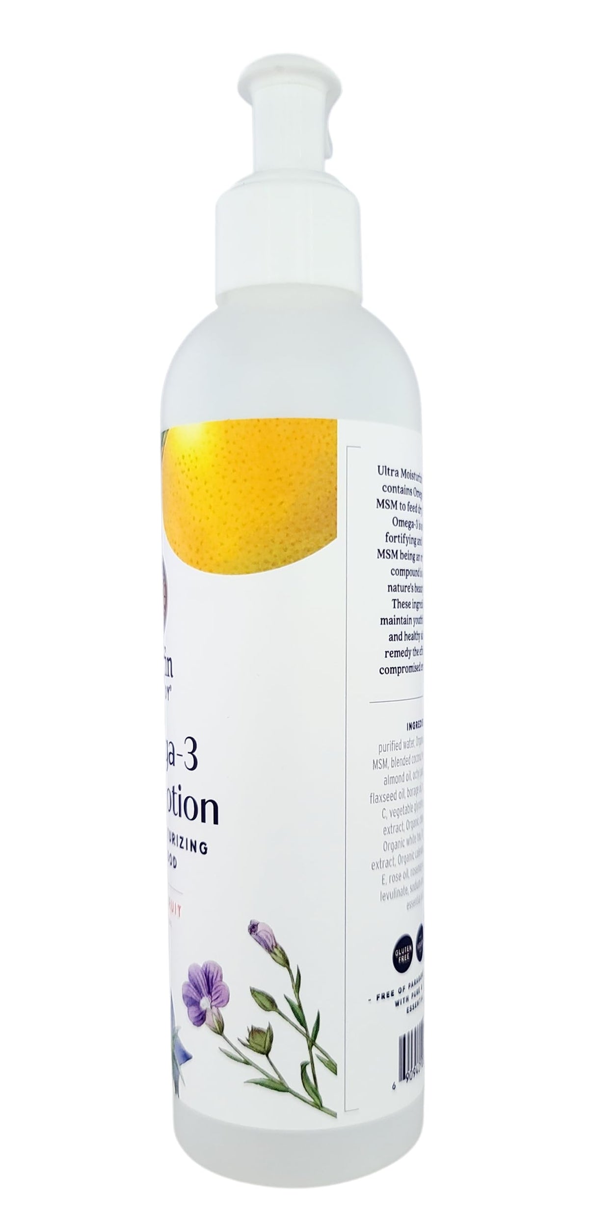 Griffin Remedy dispensing lotion into hand demonstrating quick absorption and non-greasy feel