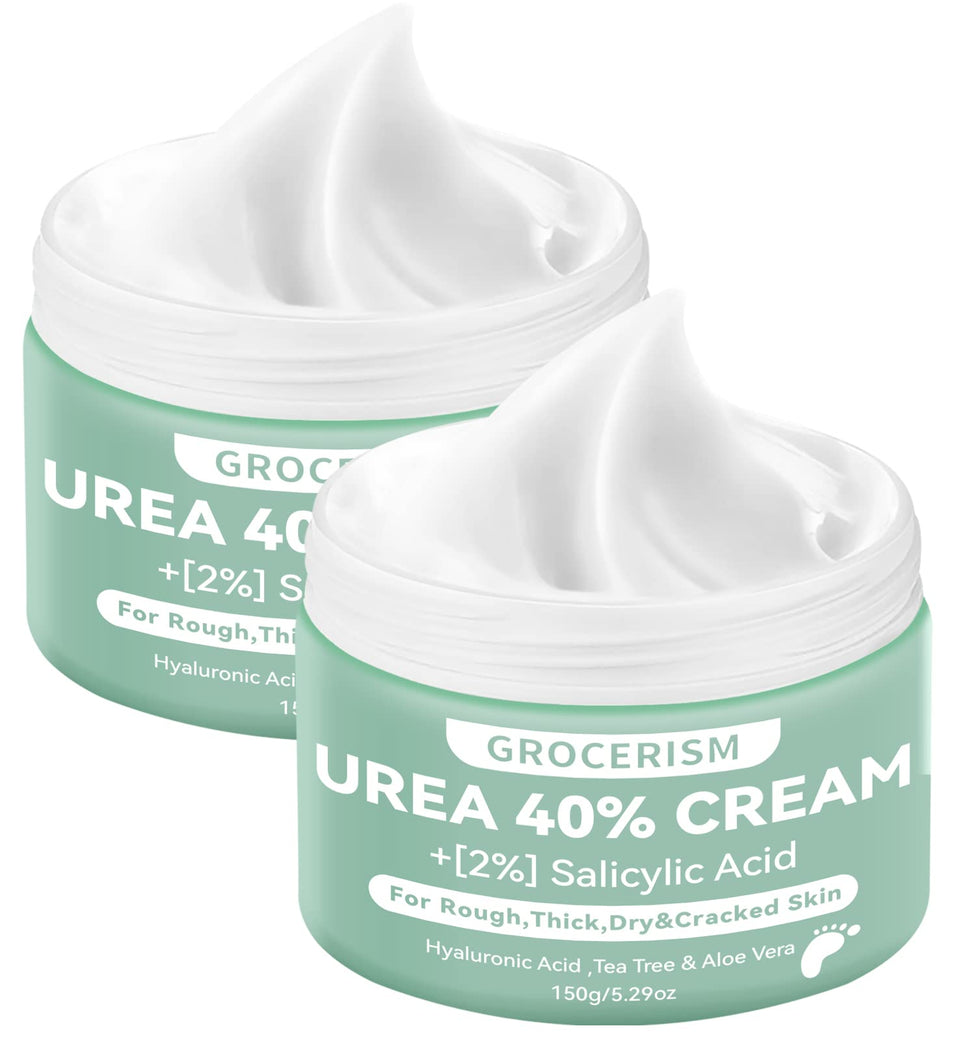 Grocerism front packaging showing two tubes for deep foot repair and value