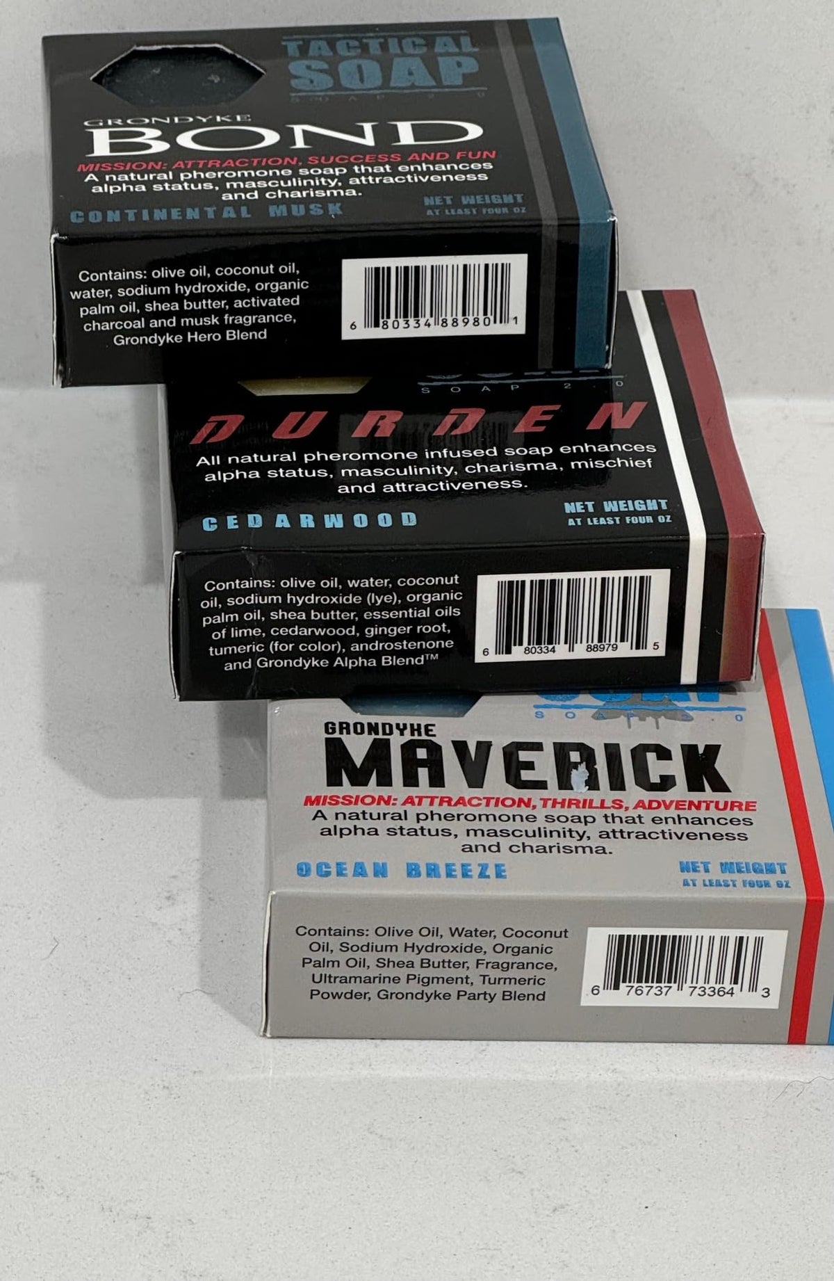 Small batch made in USA badge on Grondyke packaging emphasizing local craftsmanship and quality