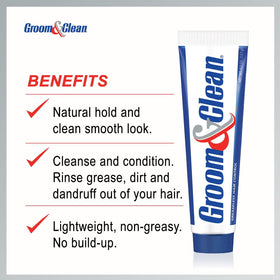 Groom & Clean before and after side-by-side illustrating improved manageability