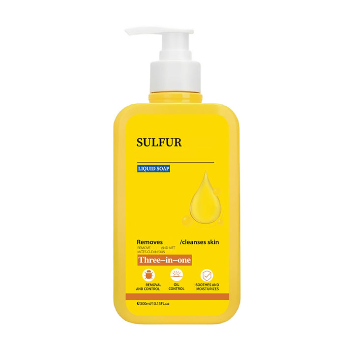 Grospe front bottle showing product and easy identification, clearer cleansing