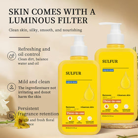 Grospe in-shower use demonstrating daily cleansing and oil control