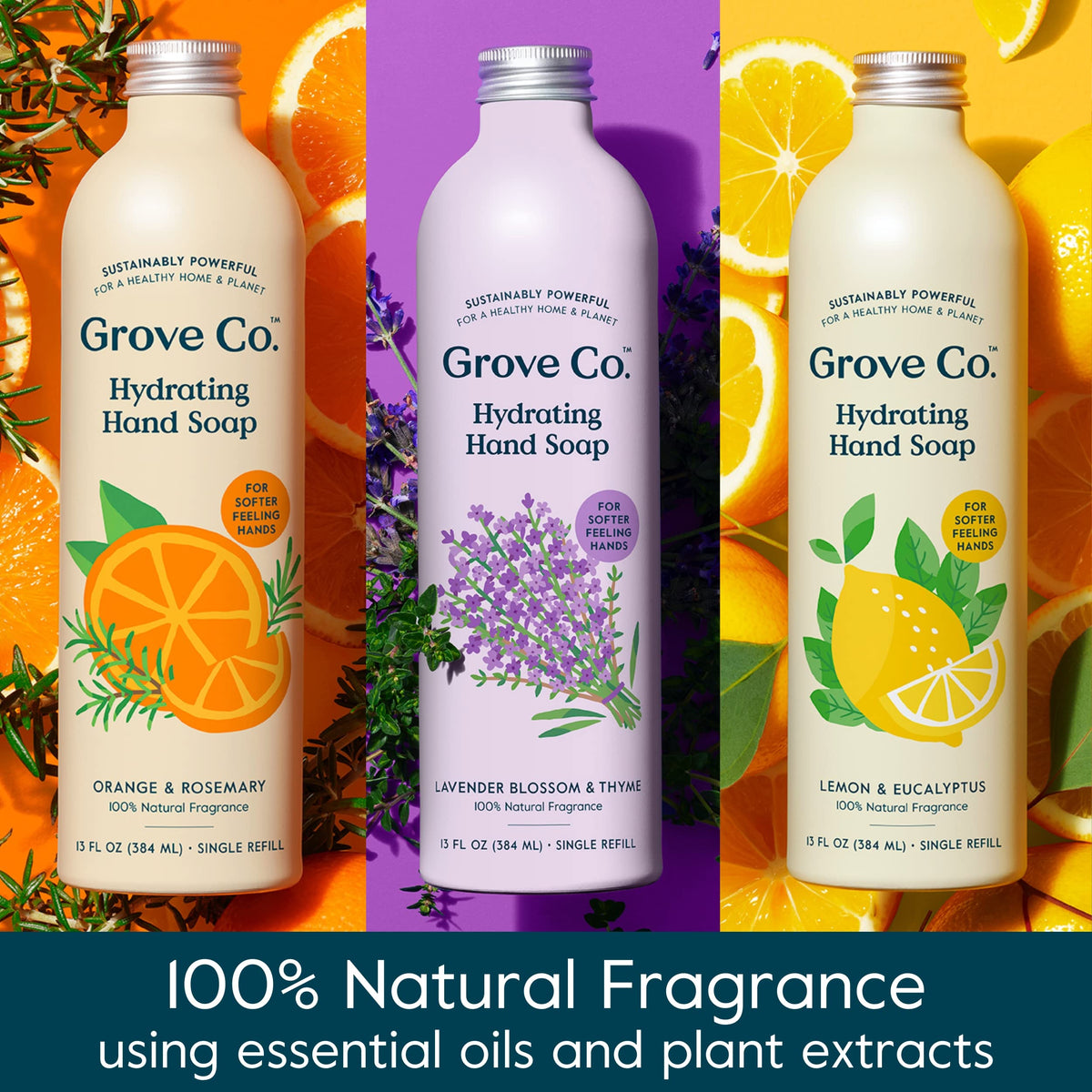 Grove Co. aluminum canister close-up highlighting recyclable metal and durable finish