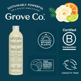 Grove Co. kitchen sink lifestyle scene showing pleasant scent and everyday home use benefit