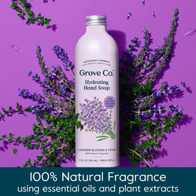 Grove Co. label and ingredient list showing natural formulation