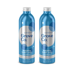 Grove Co. refill front packaging showing product and eco benefits