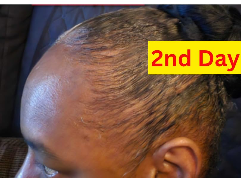 Grow Your Edges Back detail shot of styled locs, demonstrating frizz control and shine