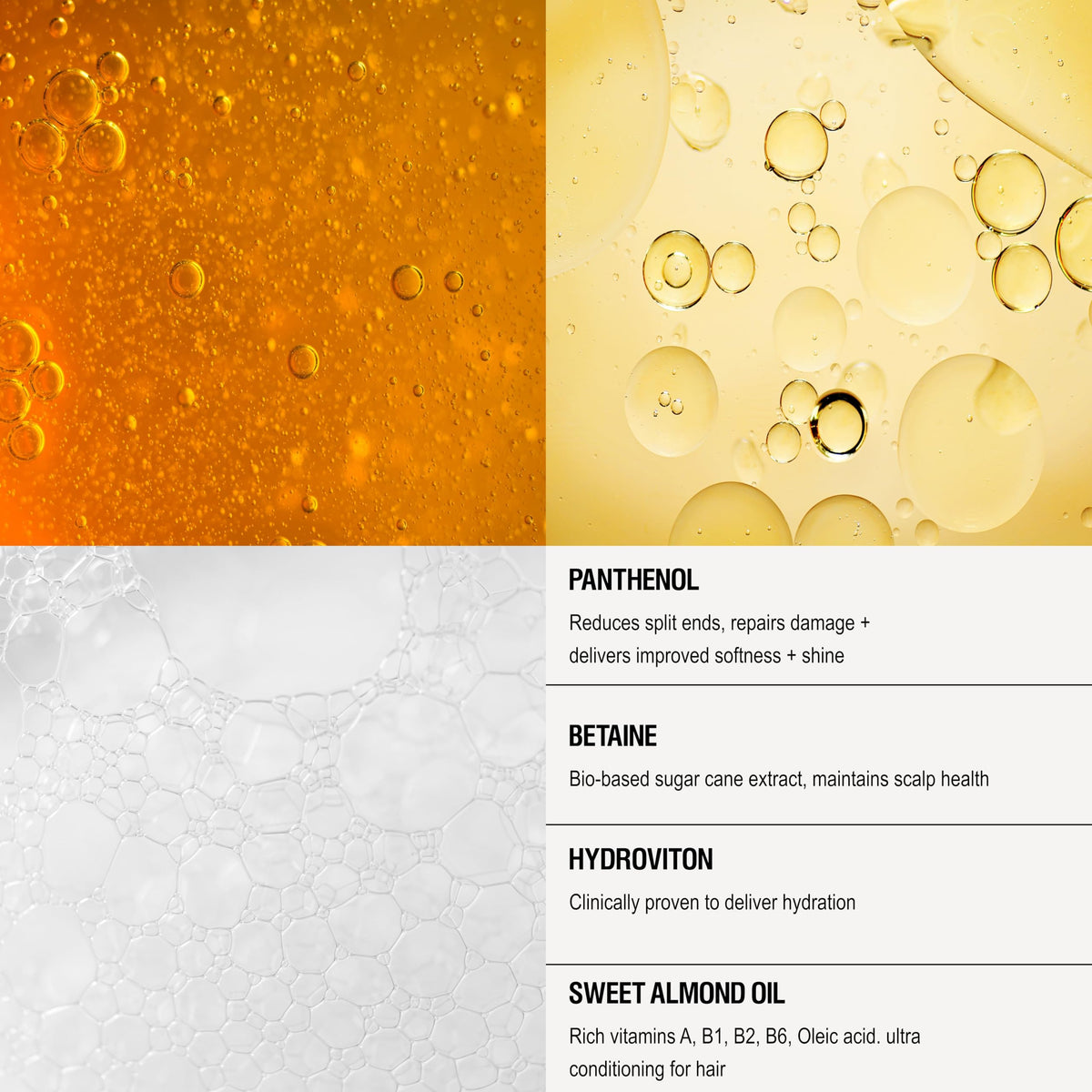 Grown Alchemist creamy conditioner texture showing lightweight spreadability