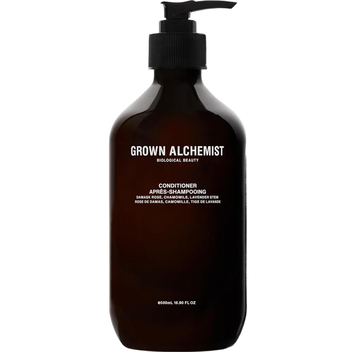 Grown Alchemist front bottle showing product and size for easy recognition
