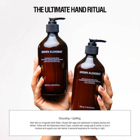 Grown Alchemist hand wash on kitchen counter showing fresh citrus benefit