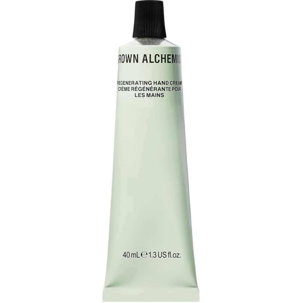 Grown Alchemist front tube showing packaging and compact size benefit