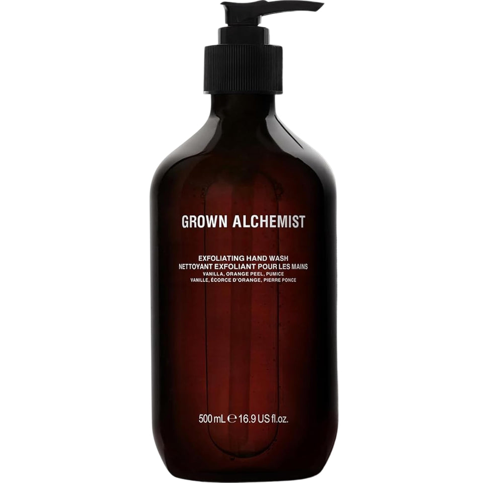 Grown Alchemist front bottle showing label and vanilla orange scent for elegant display