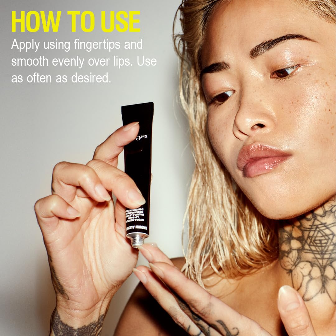 Grown Alchemist used on brows showing lightweight hold and natural sheen