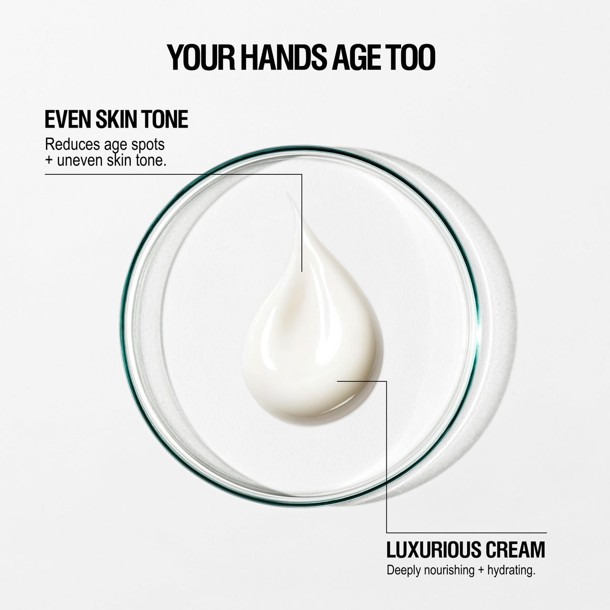 Grown Alchemist cream texture on fingertip showing quick absorption benefit