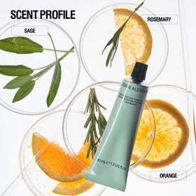 Grown Alchemist sage rosemary and orange illustrating natural scent benefit