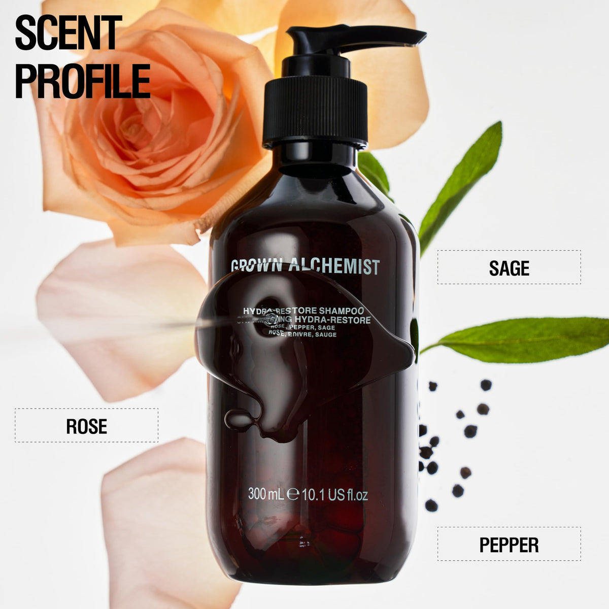Grown Alchemist 300mL next to hand for clear size reference