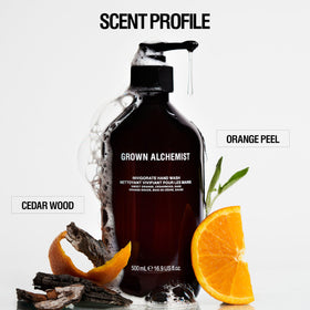 Grown Alchemist gel texture drop close-up showing moisturizing feel