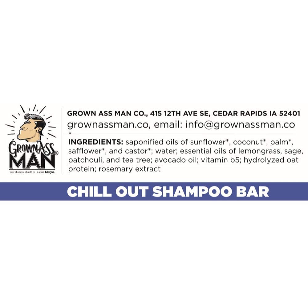 Grown Ass Man Co. organic oils and ingredients highlighting natural quality benefit