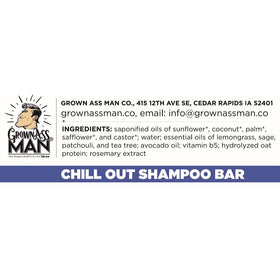 Grown Ass Man Co. organic oils and ingredients highlighting natural quality benefit