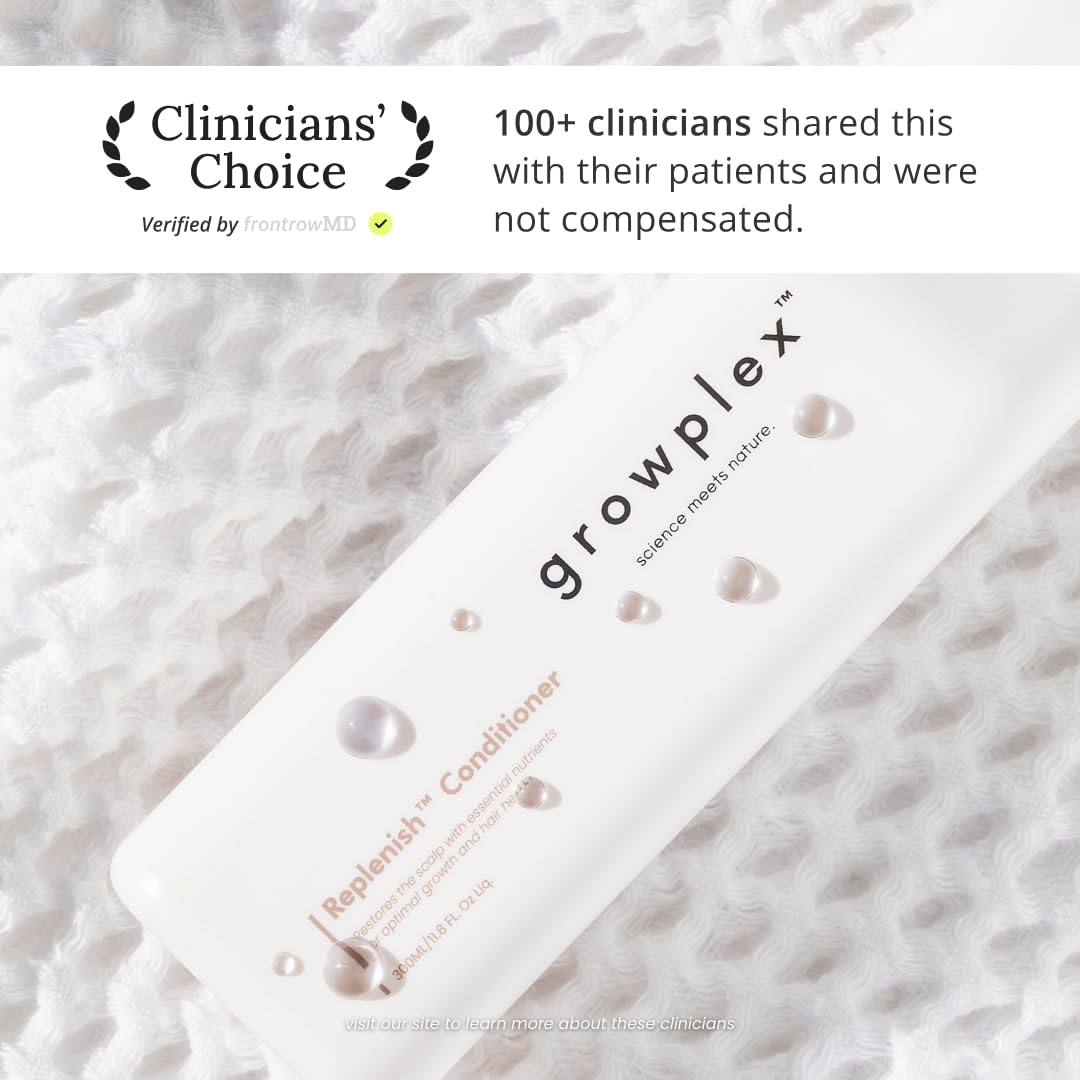 Growplex in-shower use demonstrating improved detangling and softness
