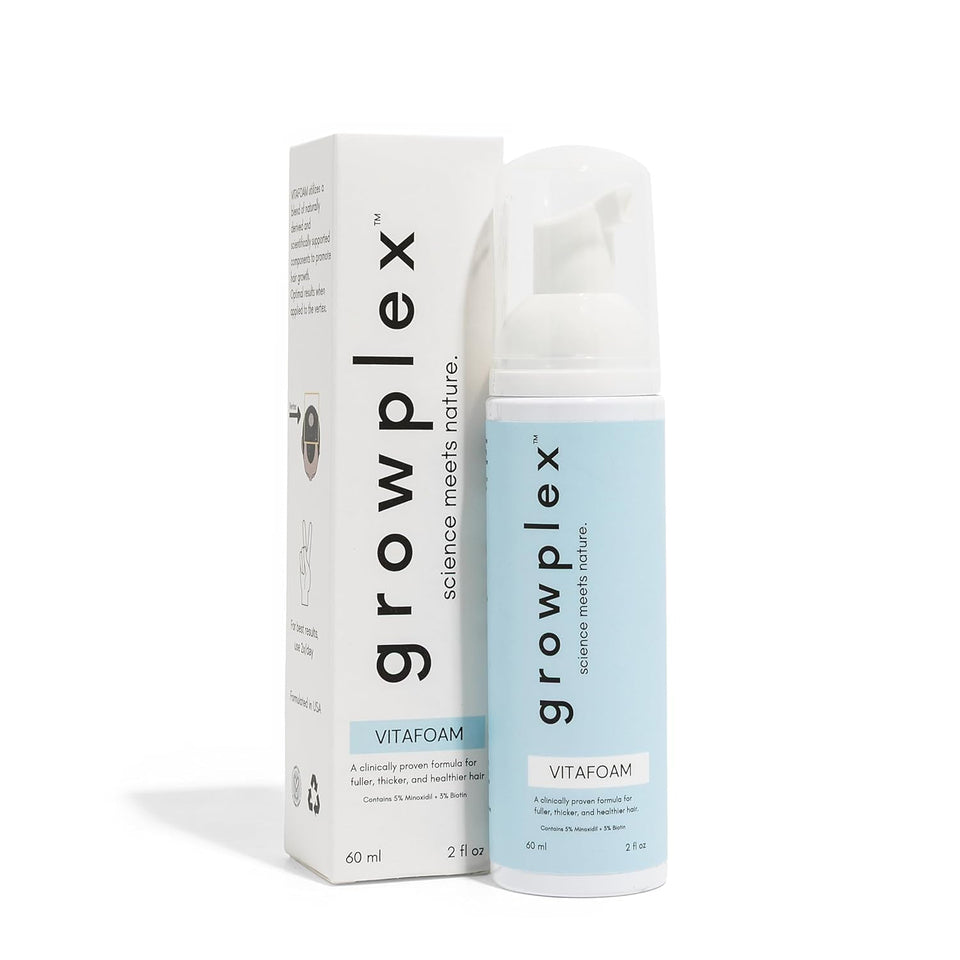 GROWPLEX front packaging showing product and benefits