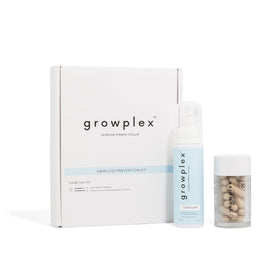 Growplex Vitafoam front packaging showing lightweight scalp foam benefit