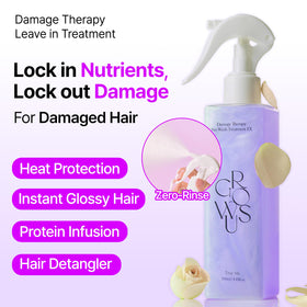 GROWUS back label close-up displaying ingredients and usage benefits