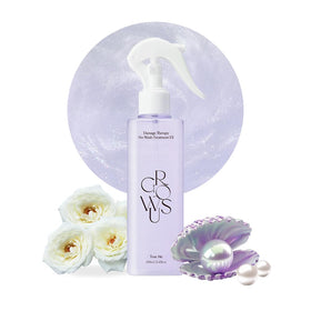 GROWUS bottle front view showing product and benefit of frizz control