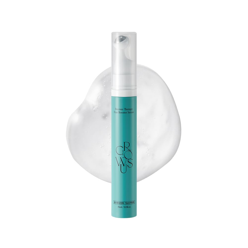 GROWUS front packaging showing compact 15ml bottle and benefits