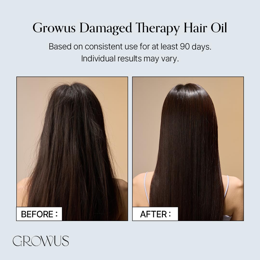 GROWUS label close-up displaying key ingredients for transparency and trust