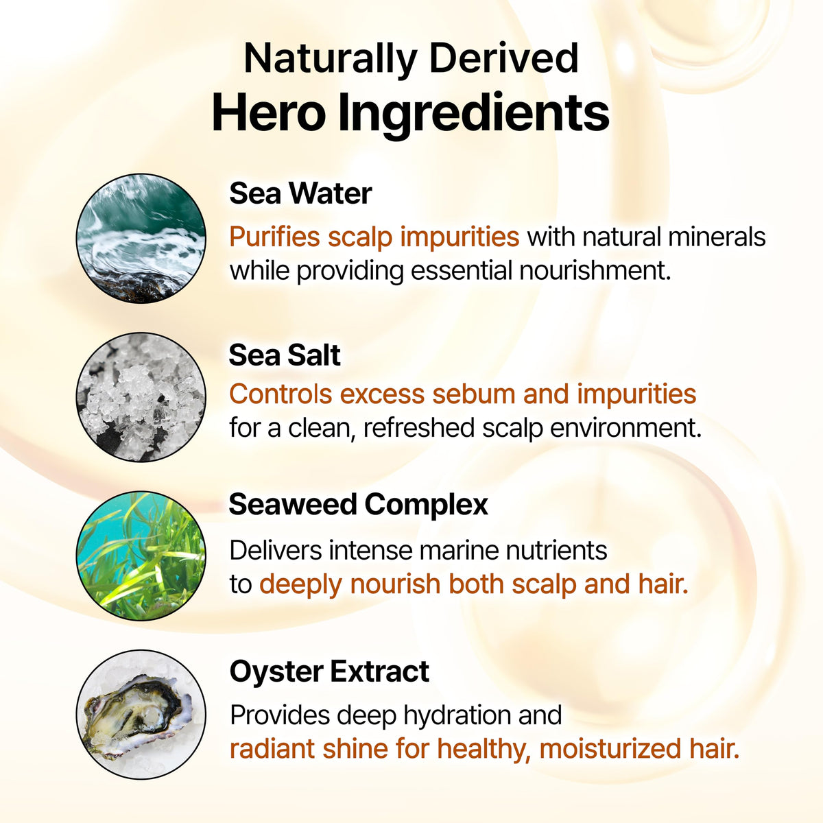 GROWUS seaweed complex ingredient visual delivering hydration benefits