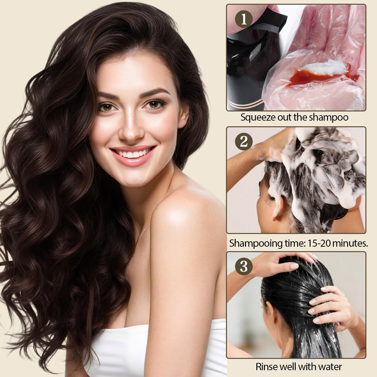 GRYFOX before and after hairline photo demonstrating gray coverage