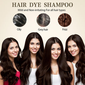 GRYFOX user styling hair post-use showing natural-looking color