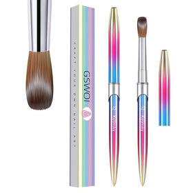 GSWOI brush on salon table in lifestyle scene showing professional-ready setup