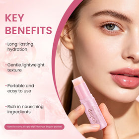 gtalmp application under eye demonstration showing smoothing benefit and quick pat-in