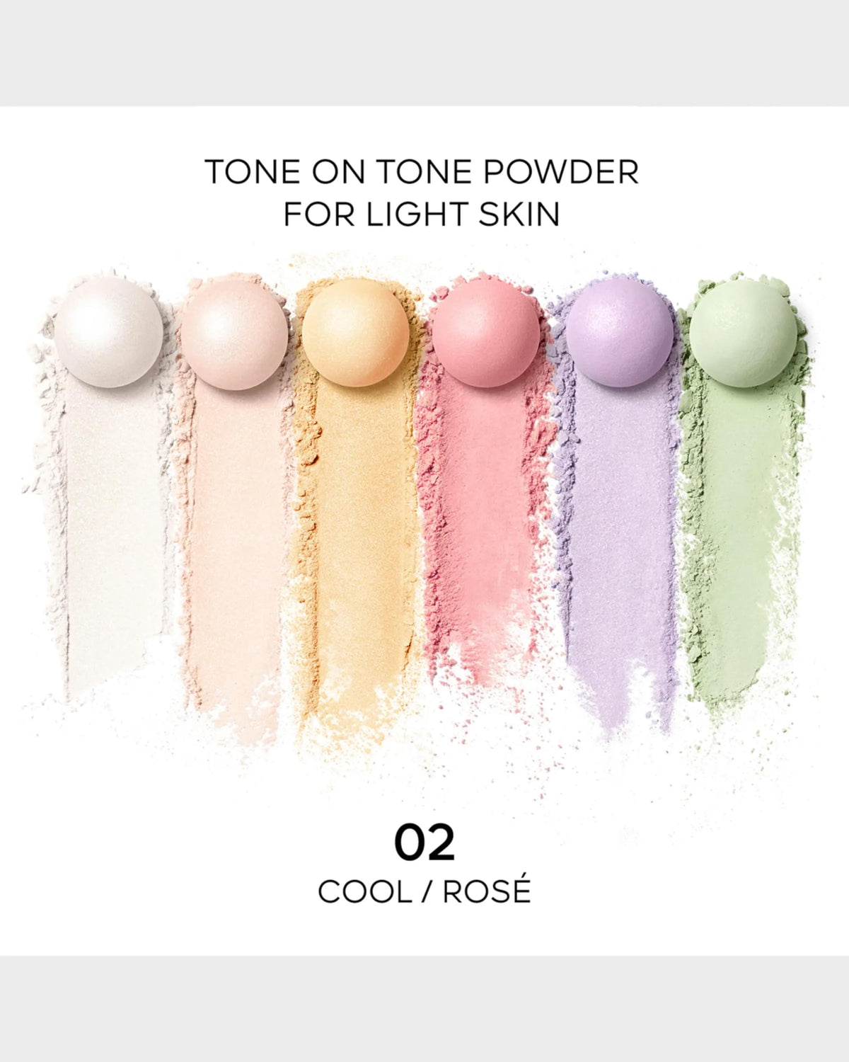 Guerlain Météorites brush and jar in use applying powder for quick on-the-go touchups