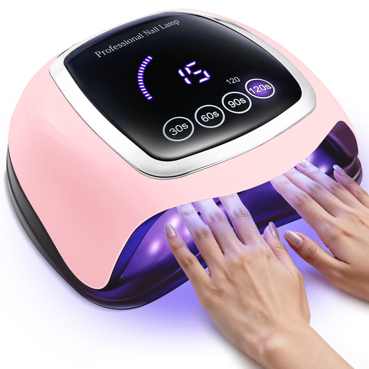 Gugusure front view of lamp showing sleek housing and entrance — professional drying benefit