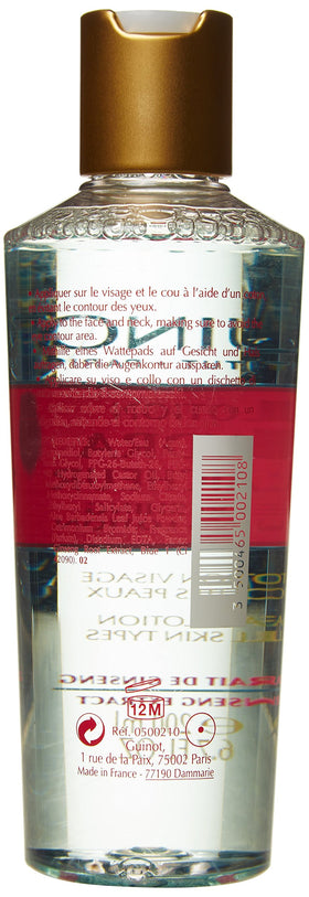 Guinot Hydra Fraicheur lotion pouring to show lightweight texture and quick absorption